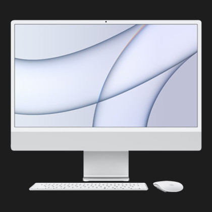 Apple iMac 24 with Retina 4.5K, 256GB, 8 CPU / 7 GPU (Silver) (MGTF3)